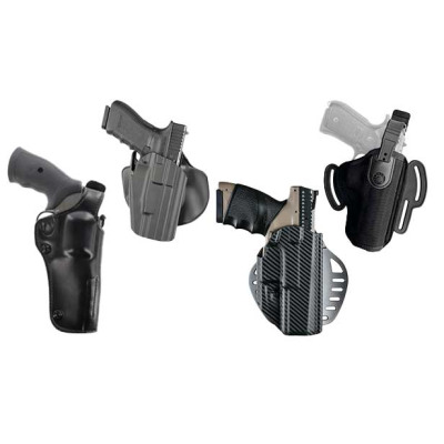 Which holster is right for you? A detailed comparison of Leather, Kydex, Nylon, and Polymer - Leather, Kydex, Nylon, or Polymer? Find the best holster!