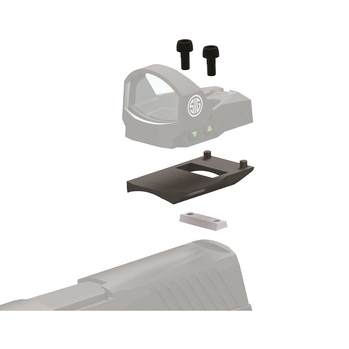 Sig Sauer ROMEO 1 Adapter Kit for Glock