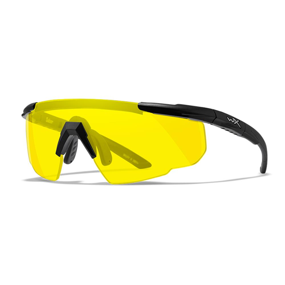 WileyX Saber Advanced Shield: Yellow Frame: Matte Black