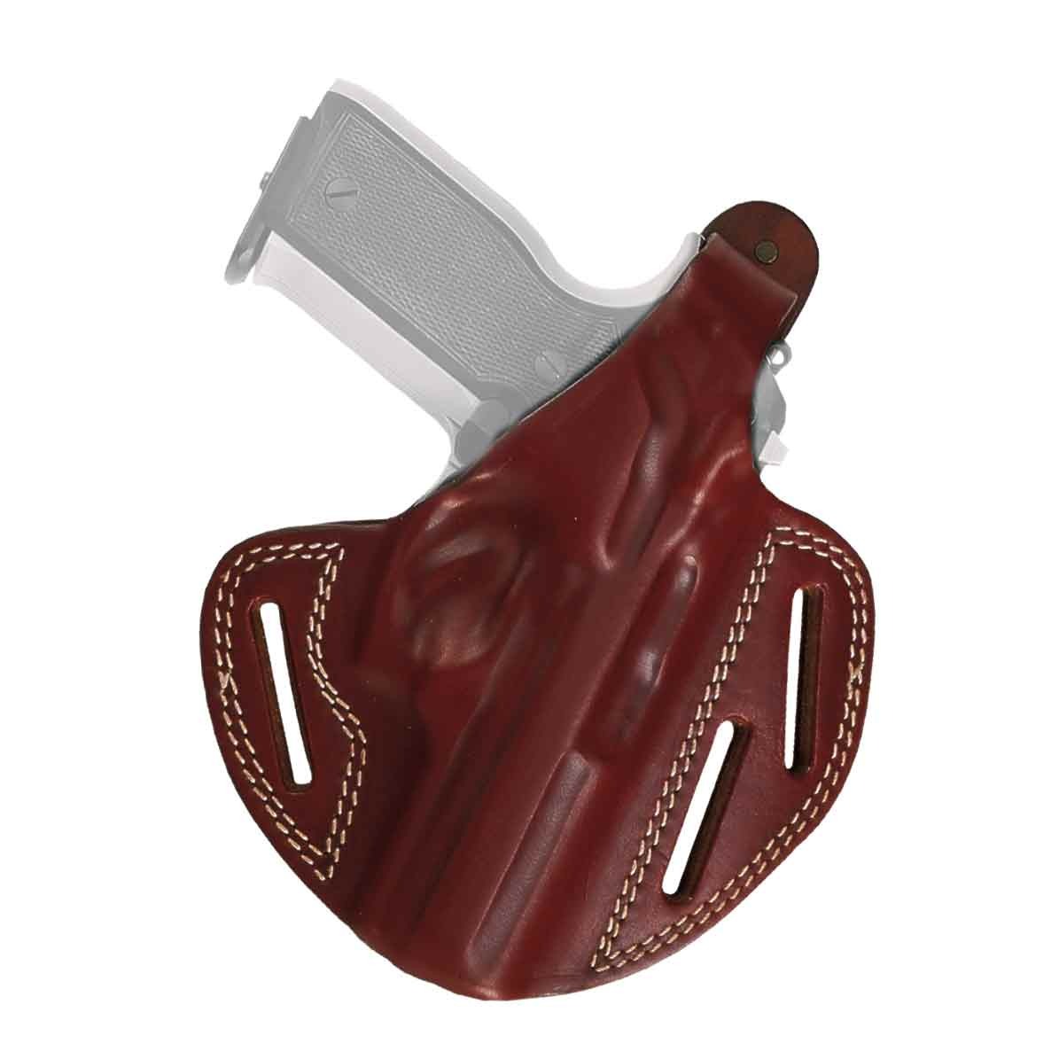 Pancake holster with two carrying positions