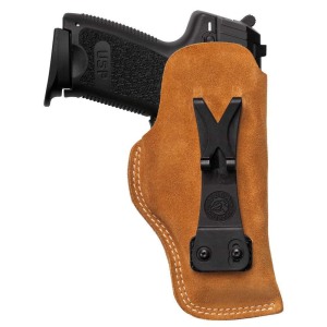 Adjustable Inside suede leather holster with J-Style-Hook...