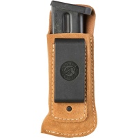 IWB magazine carrier in suede leather