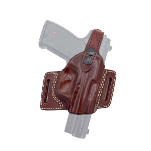 Uncovered full barrel holster with quick release Sig...