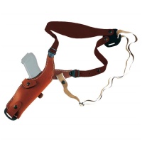 Vertical molded leather shoulder holster gallery