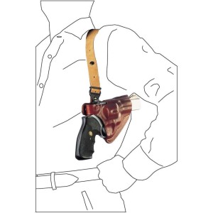 Shoulder or belt revolver holster "Miami"