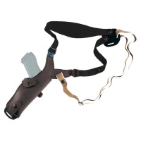 Vertical molded leather shoulder holster gallery