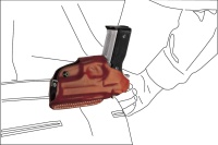 Schnellziehholster mit drei Tragepositionen Beretta 90 Two/9