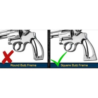 Rubber Monogrip for S&W revolver K/L Frame Square Butt 4