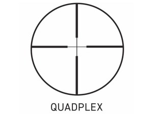 WHISKEY3 Zielfernrohr 3-9x40 mit Quadplex Absehen
