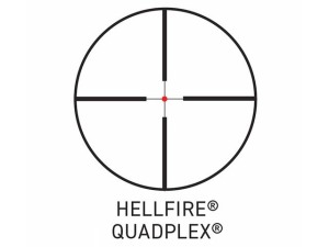 WHISKEY3 Zielfernrohr 3-9x40 mit Hellfire Quadplex Absehen