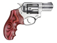 Hardwood Monogrip for Ruger SP101 Rose Laminate 3