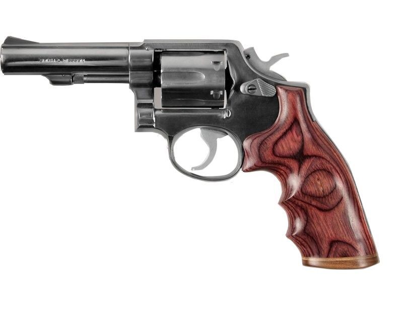 Fancy Hardwood Monogrip for S&W Revolver K/L Frame...