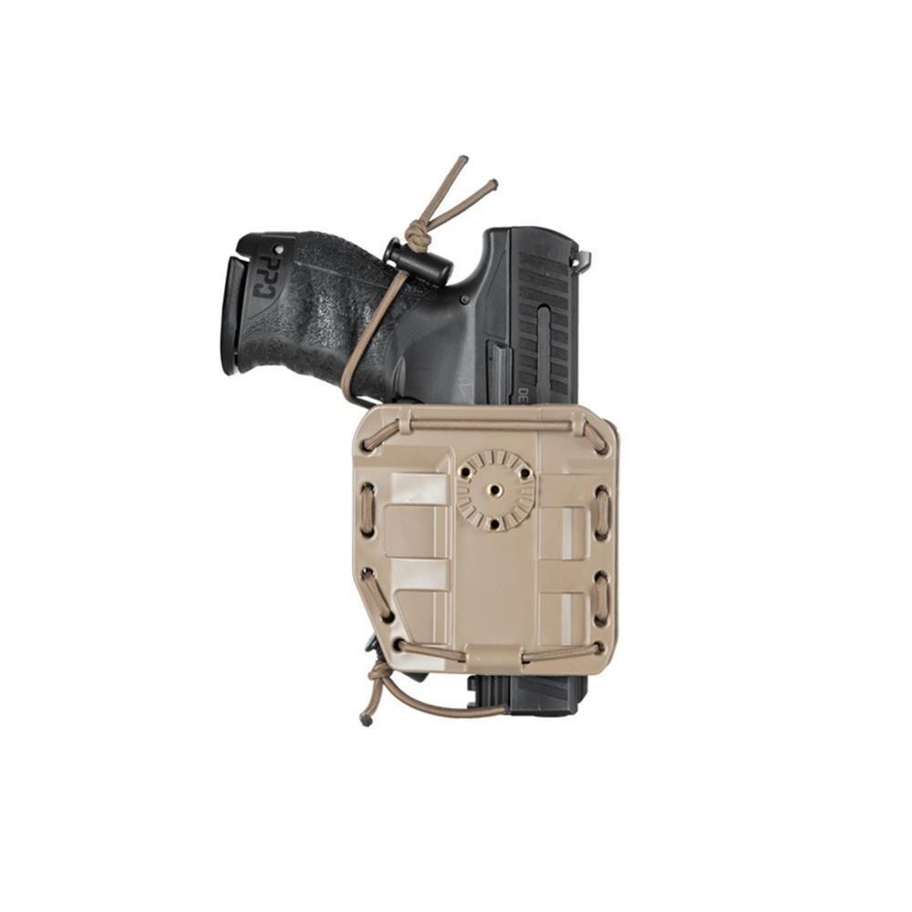 T.A.C.S. Universal Bungy Modular Holster L/AUTO Coyote Tan