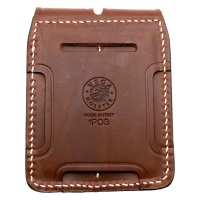 Doppelter Magazinhalter aus Echtleder Doppelreihig (9mm,10mm