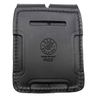 Doppelter Magazinhalter aus Echtleder Doppelreihig (9mm,10mm