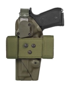 Thermo molding polymer holster with retention level II
