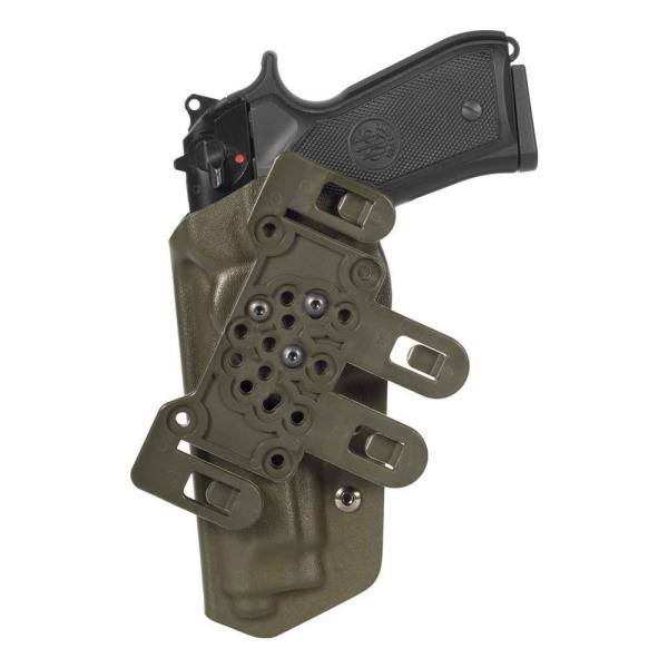 Thermo-molding polymer MOLLE chest holster. Retention level I - Holst