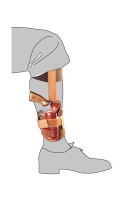 CCW Echtleder Knöchelholster Berett gallery