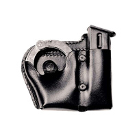 Handschellen & Magazinhalter aus Leder Schwarz 3