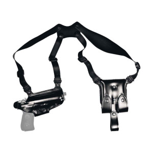 Leather shoulder /  belt holster "Miami 2"