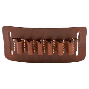 Leather Cartridge Slide 38/357 Brown
