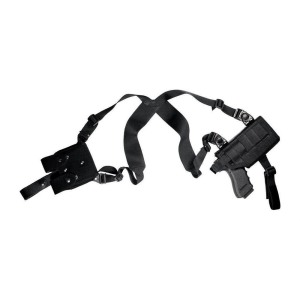 Shoulder holster for pistols with flashlight/laser Full...