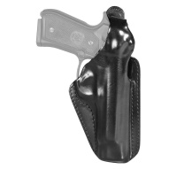 Leather holster with polymer belt loop gallery