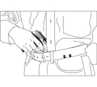 IWB holster "UNDERCOVER" with belt clip 3