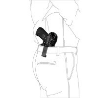 IWB / OWB Lederholster H&K P30 / SFP9 - VP9 Linkshä