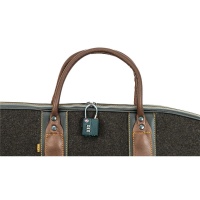 Loden rifle case with elk leather 3