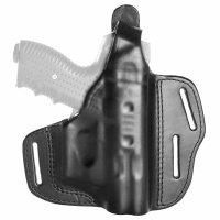 Pancake holster with two carrying positions f