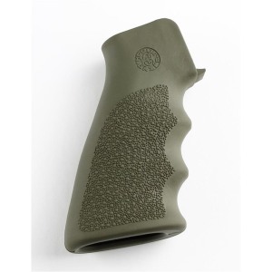 Rubber Grip with Finger Grooves for AR-15/M-16 OD Green