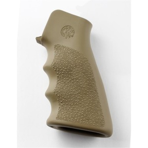 Rubber Grip with Finger Grooves for AR-15/M-16 Coyote Tan