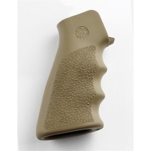 Rubber Grip with Finger Grooves for AR-15/M-16 Coyote Tan
