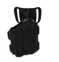 Universales Holster für Pistolen mit Lichtmodul Rechtsh