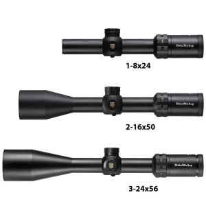 Nikko Stirling OCTA Riflescope 8x zoom, Ø30mm 1-8x24