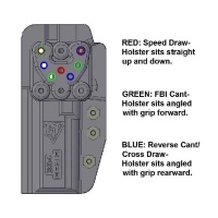 Comp-Tac Kydex Holster INTERNATIONAL Walther  PPQ M1 / M2, 4
