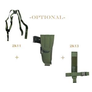 Military cordura flap holster