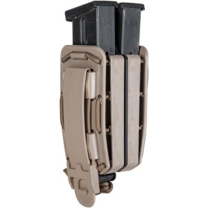 T.A.C.S. Universal Bungy Double Magazine Carrier Gray