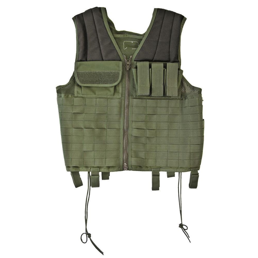 Mesh and nylon tactical vest with modular laces system I Holsterwelt
