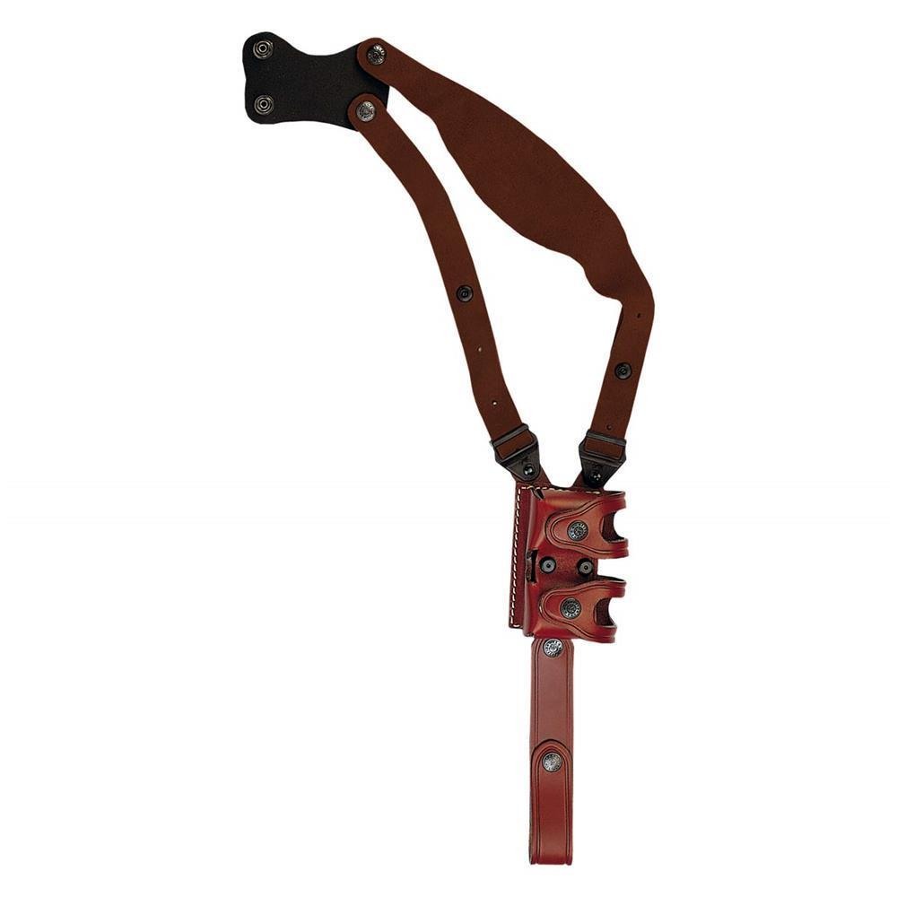 Shoulder kit with double speedloader case Brown-Right hand