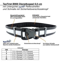 TacFirst® Dienstkoppel B900 5.0 cm mit Untergürtel 