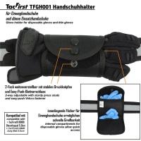 TacFirst® Handschuhhalter GH001 Schwarz 2