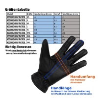 TacFirst® Einsatzhandschuhe H001 HIGHWAY PATROL Echtlede