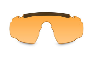 WileyX SABER ADVANCED Schießbrille, Set mit 3 Gläsern Grau/Klar/Helles Orange