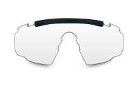 WileyX SABER ADVANCED Schießbrille, Set mit 2 Gläsern: Grau + Klar