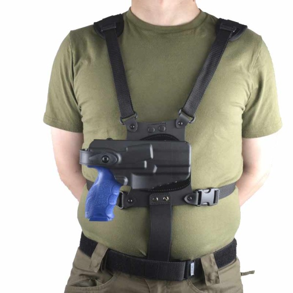 Chest Rig COP® 9758, for vert./horiz. carry of Safariland holsters 