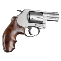 Holzgriff für S&W Revolver J Frame Round Butt, Coco