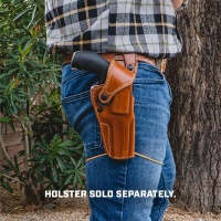 Galco Belt Drop for Big Iron Holster – Black, Ambidext
