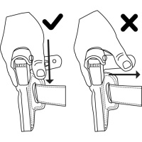 Knöchelholster für Pistole mit RDO 4